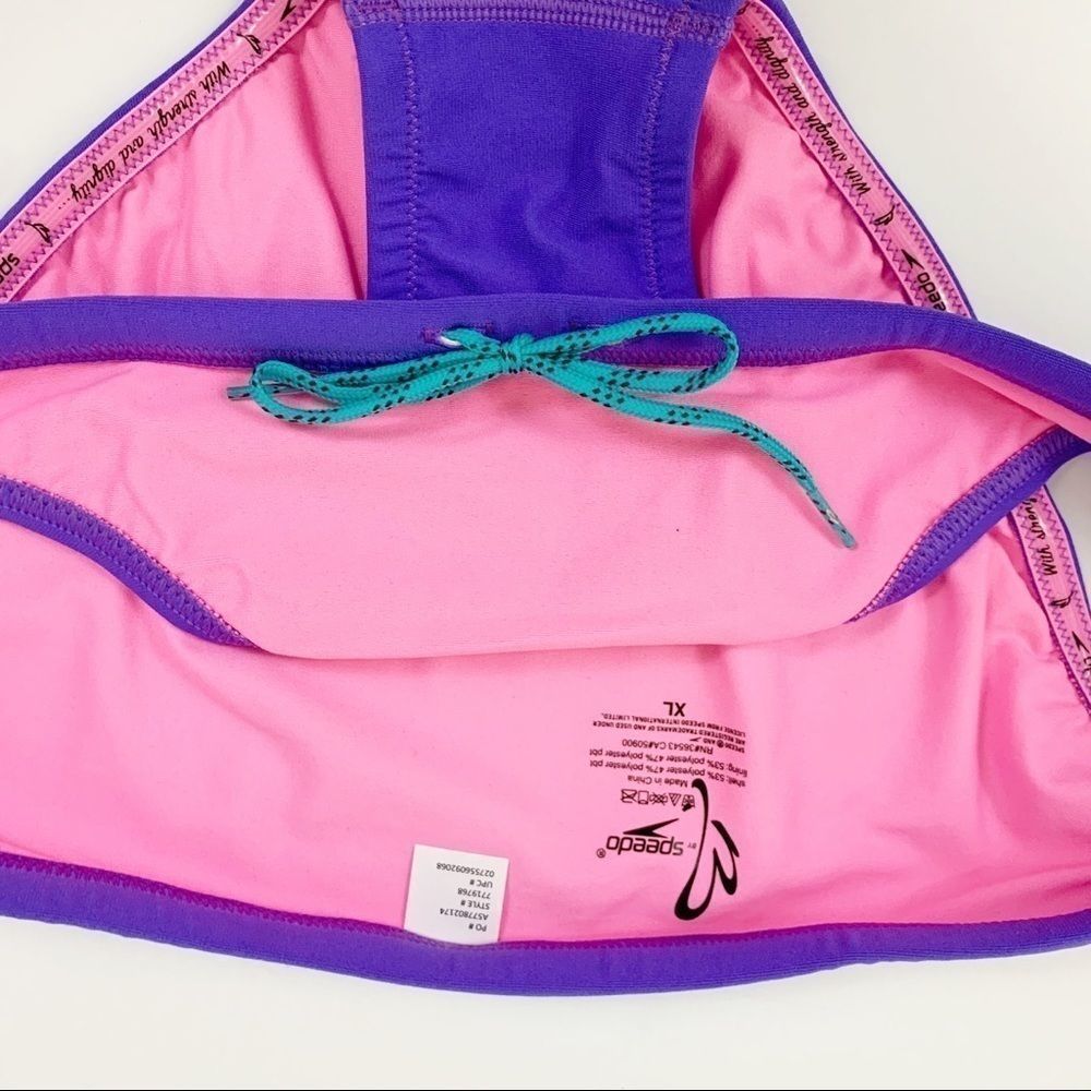 SPEEDO NWT XL Purple Bikini Bottoms - Picture 2 of 4